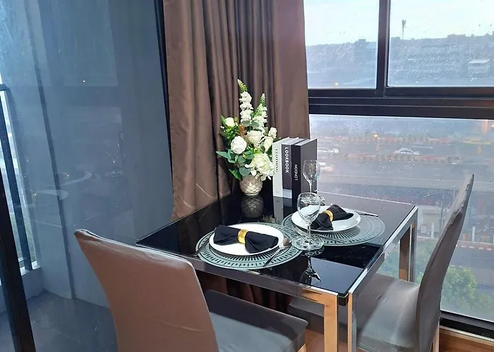Lägenhet 40sqm Corner 1br, 3 Mins Bts, 20 Mins Iconsiam