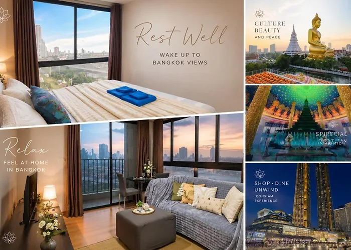 Lägenhet 40sqm Corner 1br, 3 Mins Bts, 20 Mins Iconsiam *